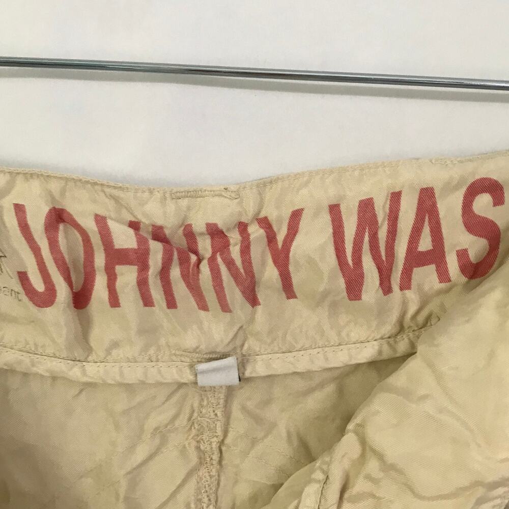 Johnny Was Shorts Size 4 Womens Cargo Embroidery Bohemian Beachy Southwest - Picture 4 of 13